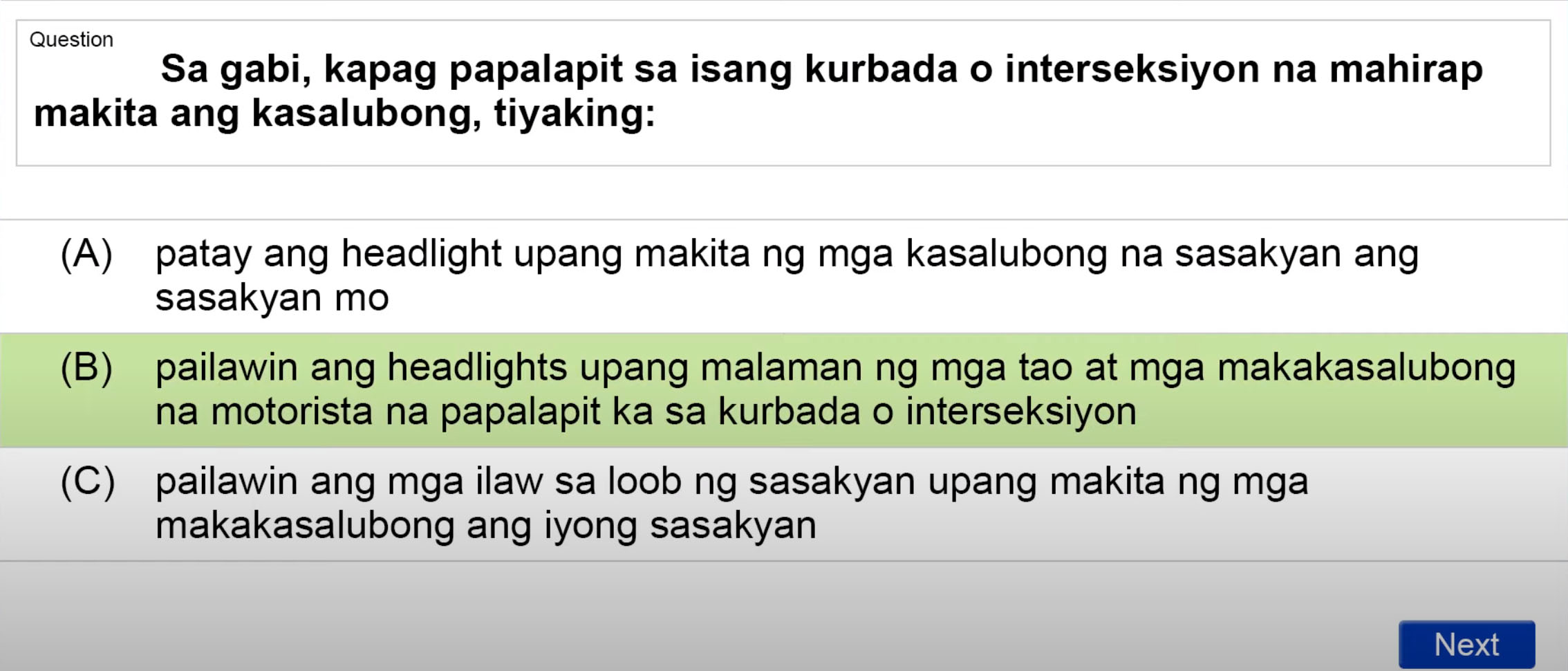 LTO Tagalog non pro exam reviewer (46)