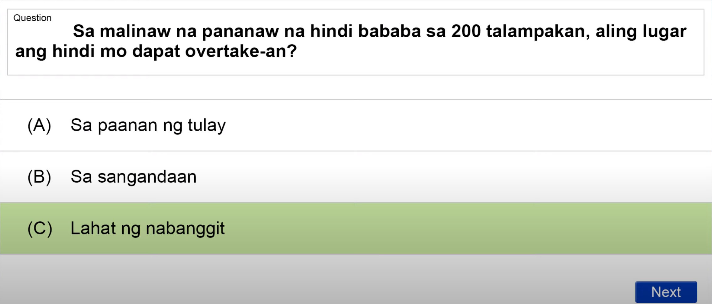 LTO Tagalog non pro exam reviewer (45)