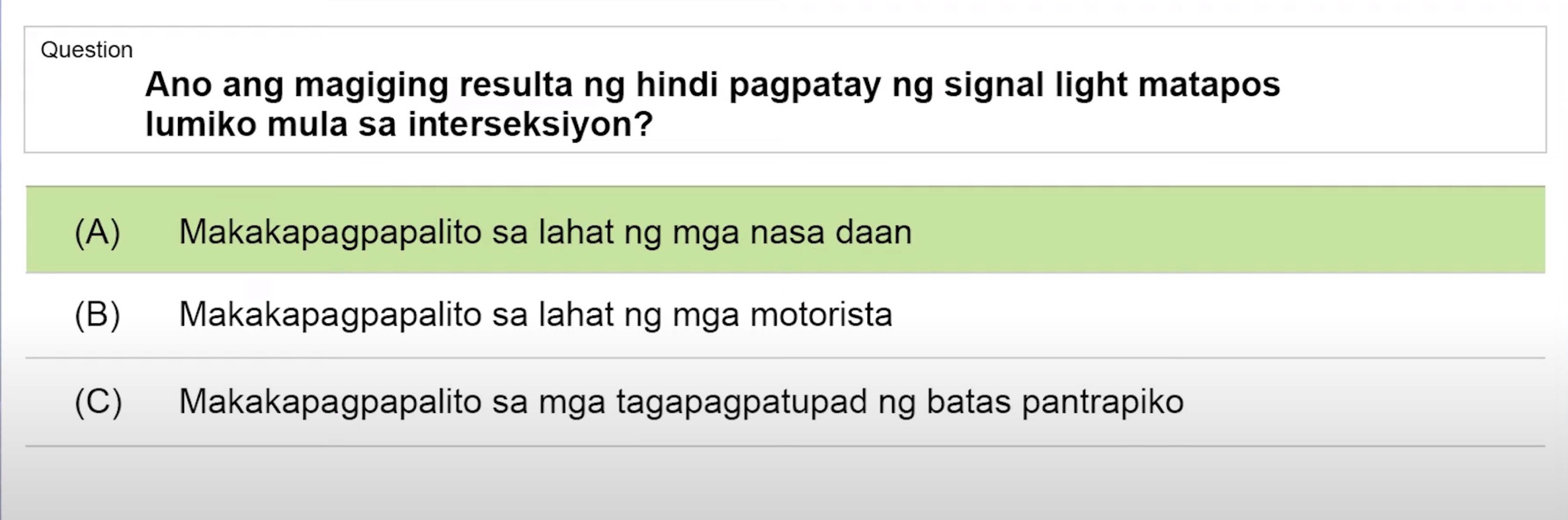 LTO Tagalog non pro exam reviewer motorcycle (25)