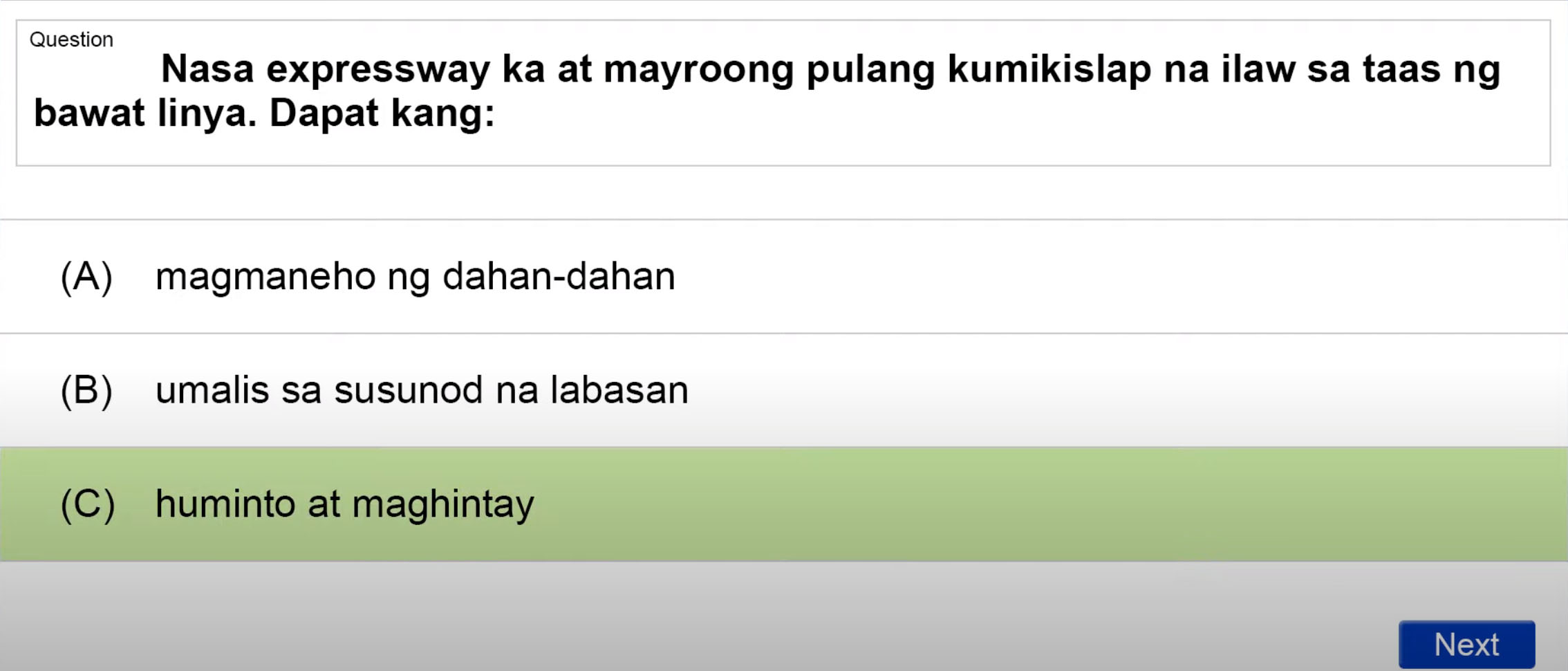 LTO Tagalog non pro exam reviewer (23)