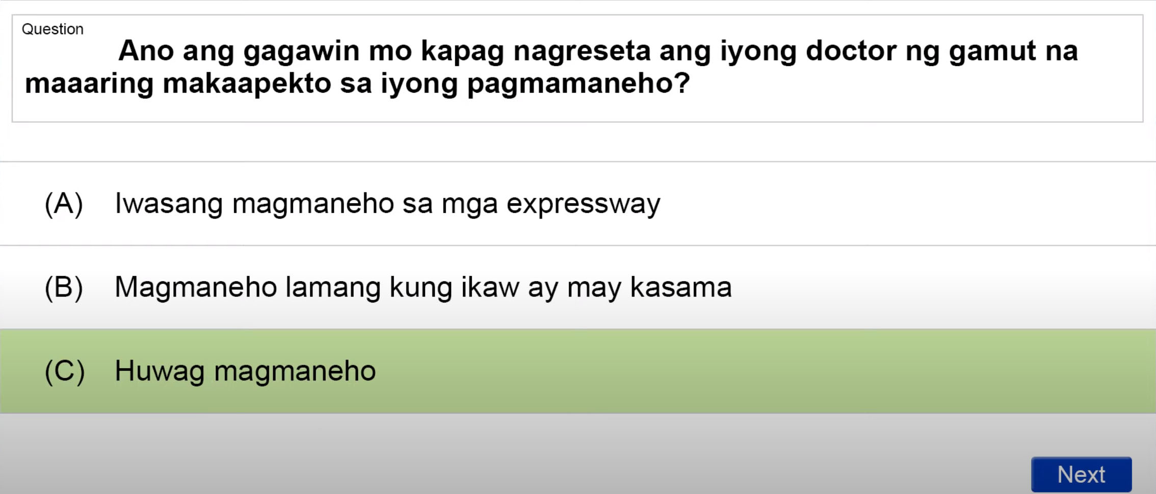 LTO Tagalog non pro exam reviewer (25)