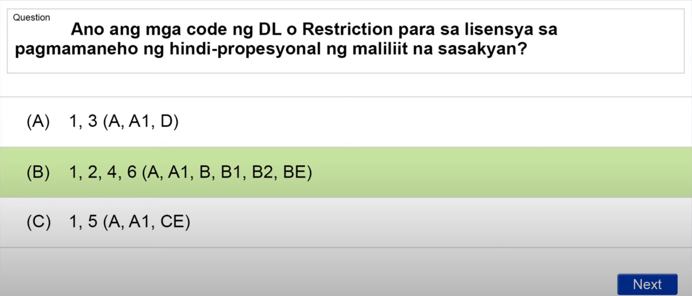 LTO Tagalog non pro exam reviewer (8)