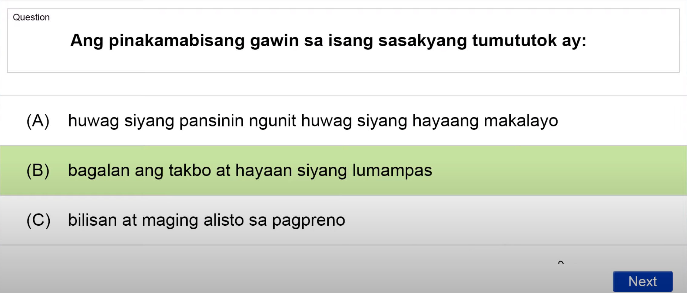 LTO Tagalog non pro exam reviewer (57)