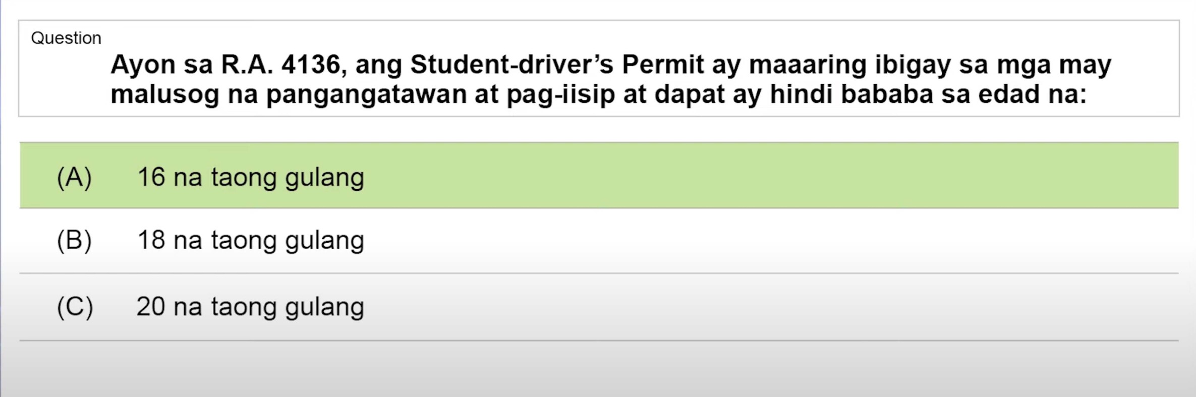 LTO Tagalog non pro exam reviewer motorcycle (17)