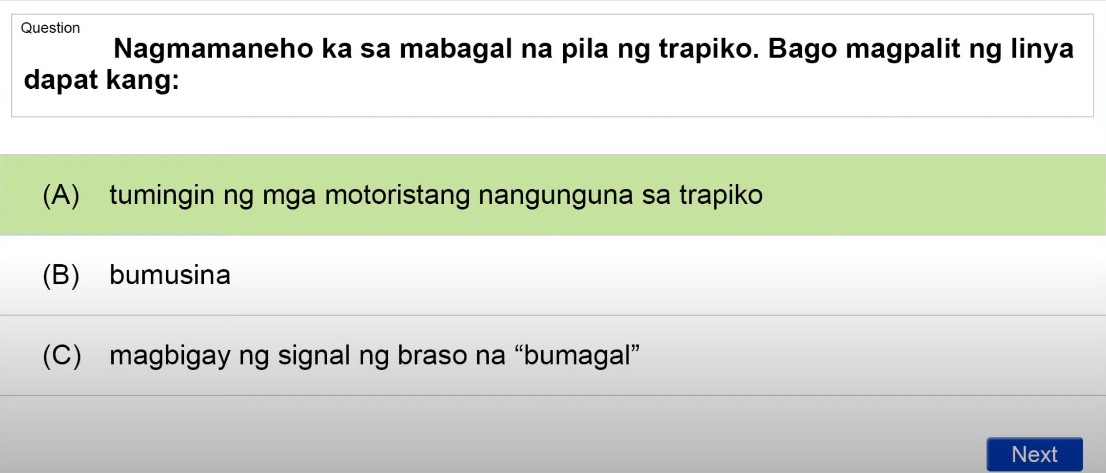 LTO Tagalog non pro exam reviewer (42)
