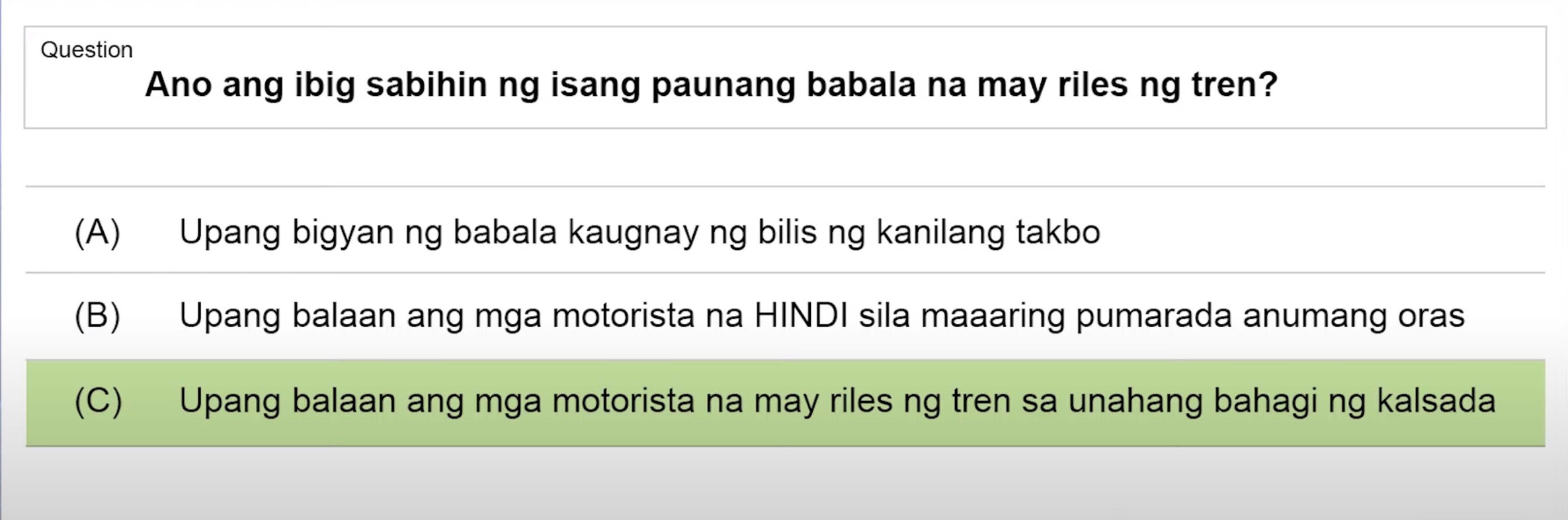 LTO Tagalog non pro exam reviewer motorcycle (41)