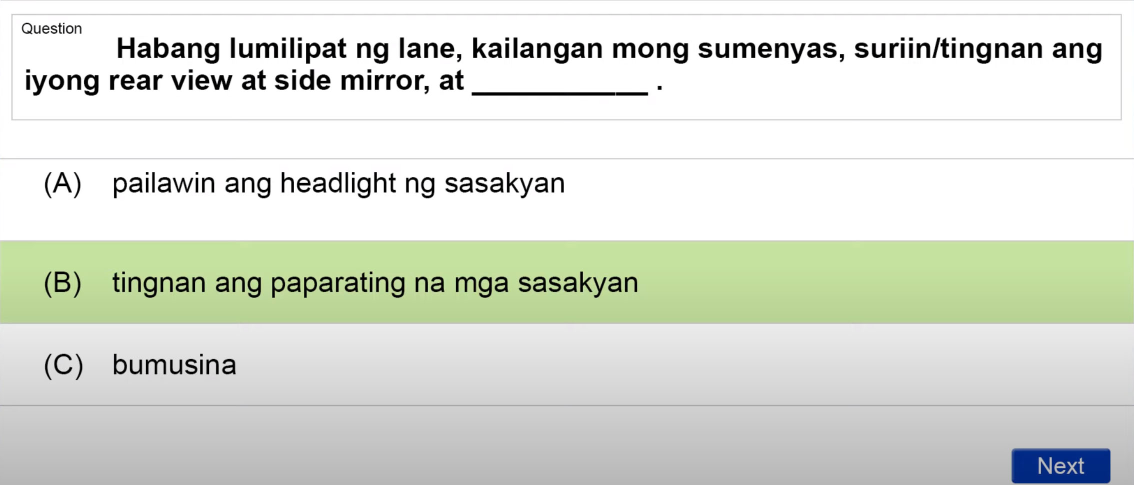 LTO Tagalog non pro exam reviewer (52)