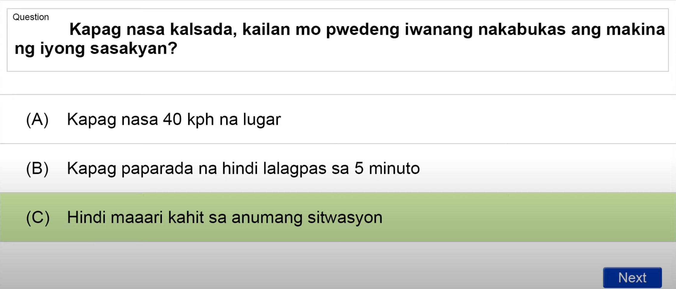 LTO Tagalog non pro exam reviewer (48)
