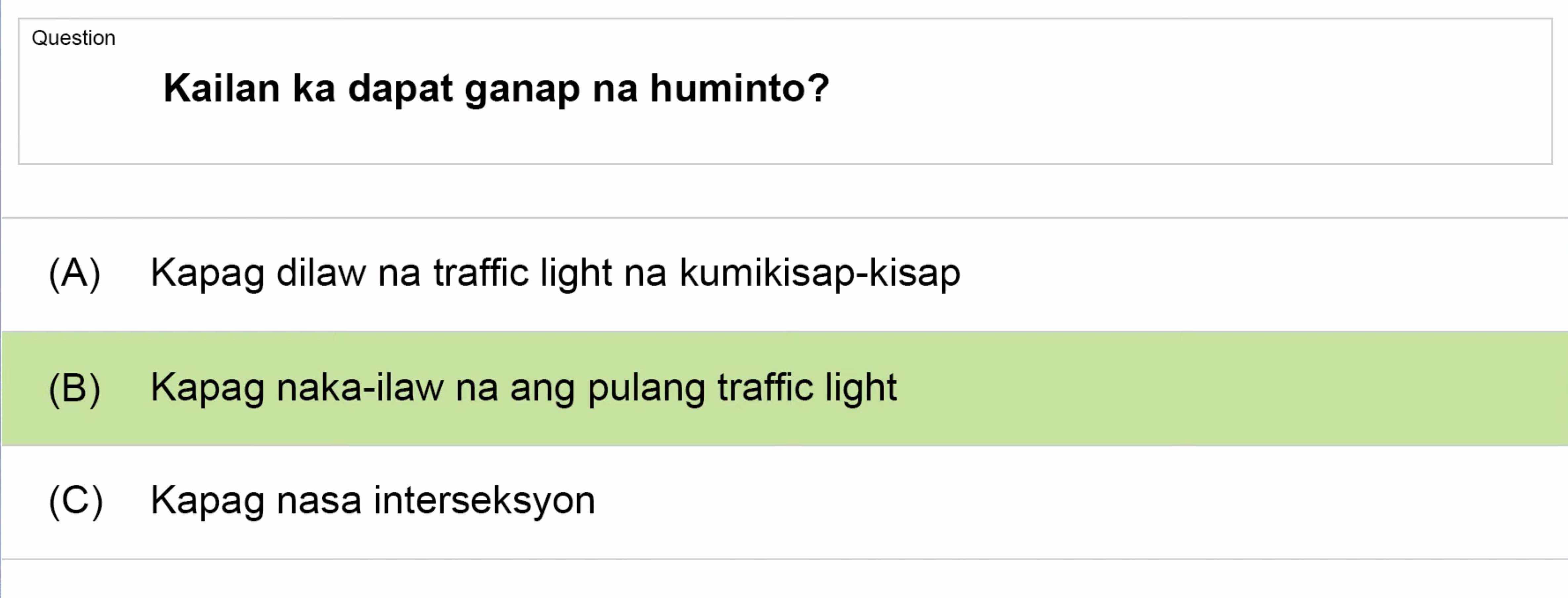 LTO Tagalog non professional exam reviewer light vehicle 1 (9)