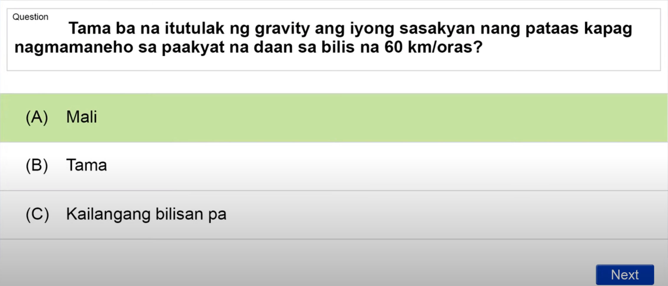 LTO Tagalog non pro exam reviewer (2)