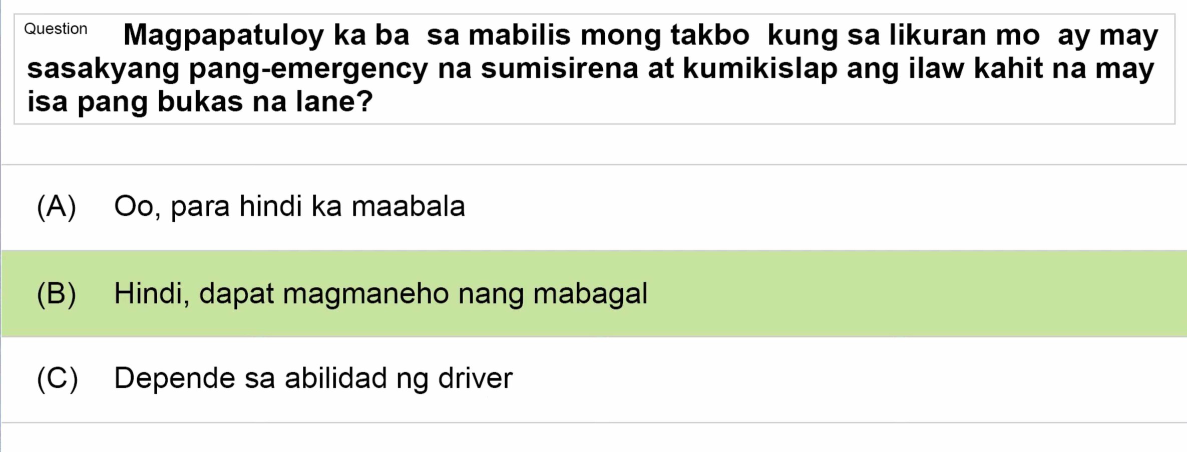 LTO Tagalog non professional exam reviewer light vehicle 3 (4)