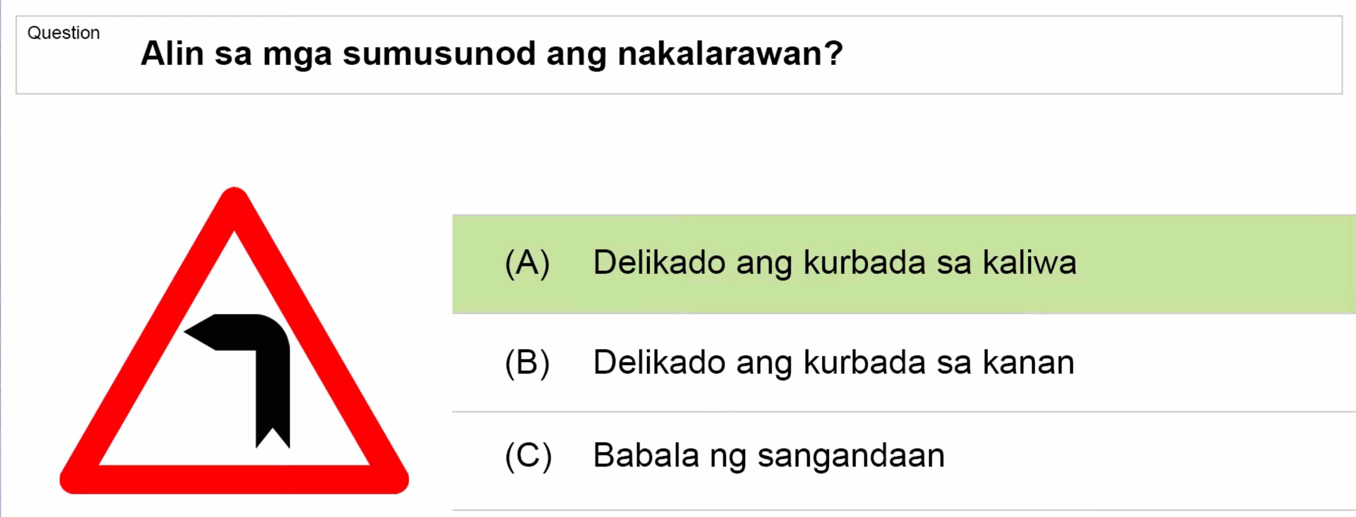 LTO Tagalog non professional exam reviewer light vehicle 2 (43)