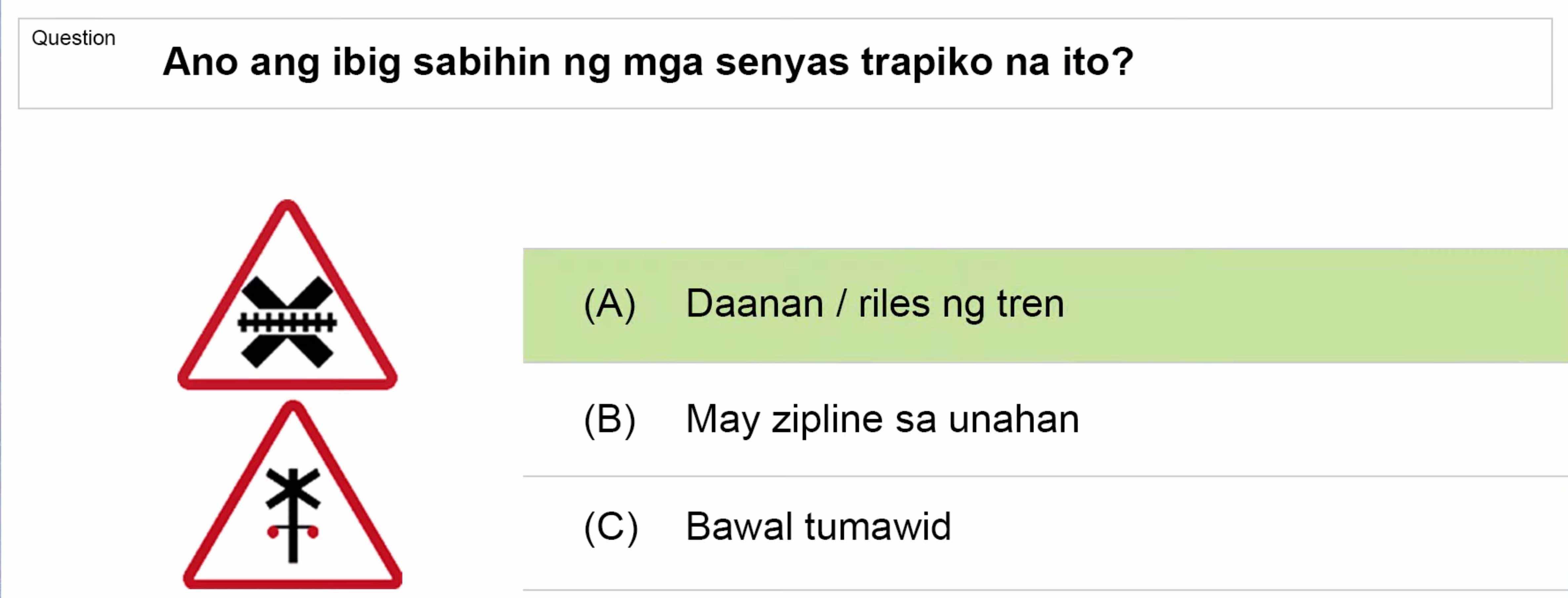 LTO Tagalog non professional exam reviewer light vehicle 3 (23)