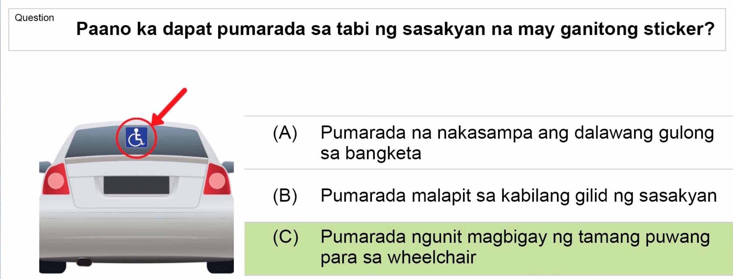 LTO Tagalog non professional exam reviewer light vehicle 3 (38)