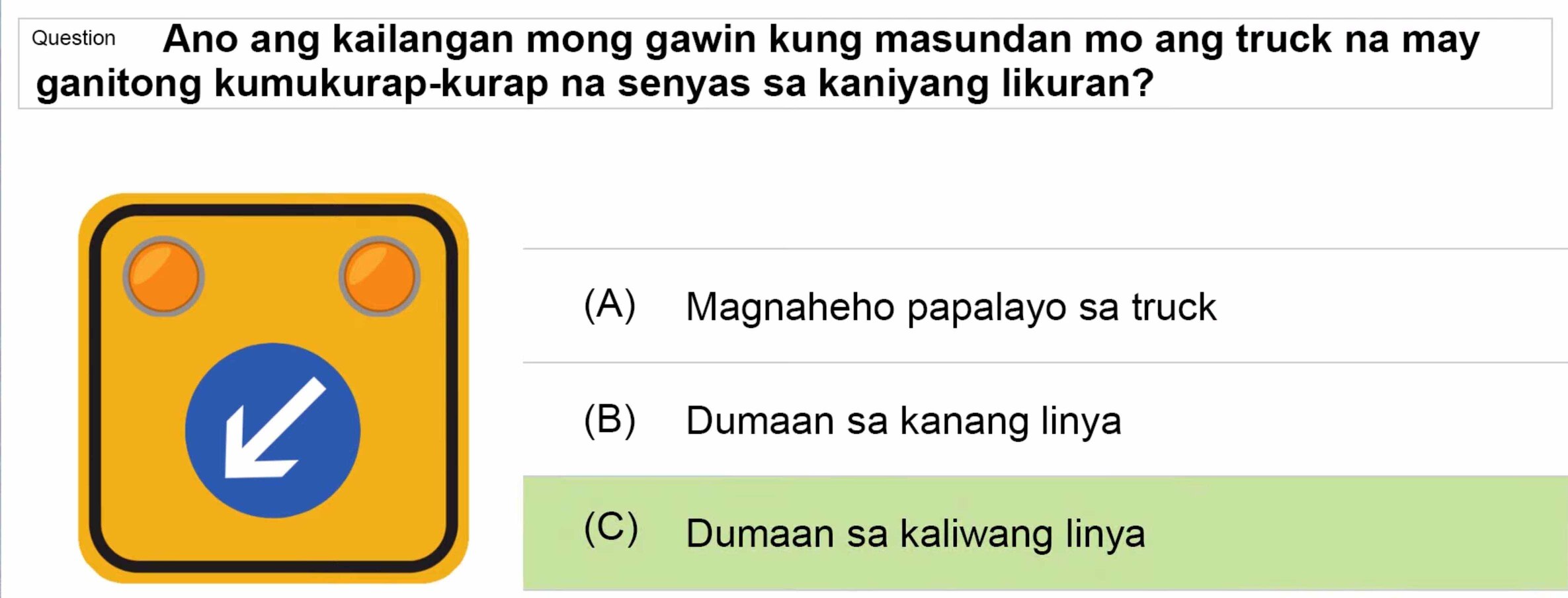LTO Tagalog non professional exam reviewer motorcycle 1 (39)