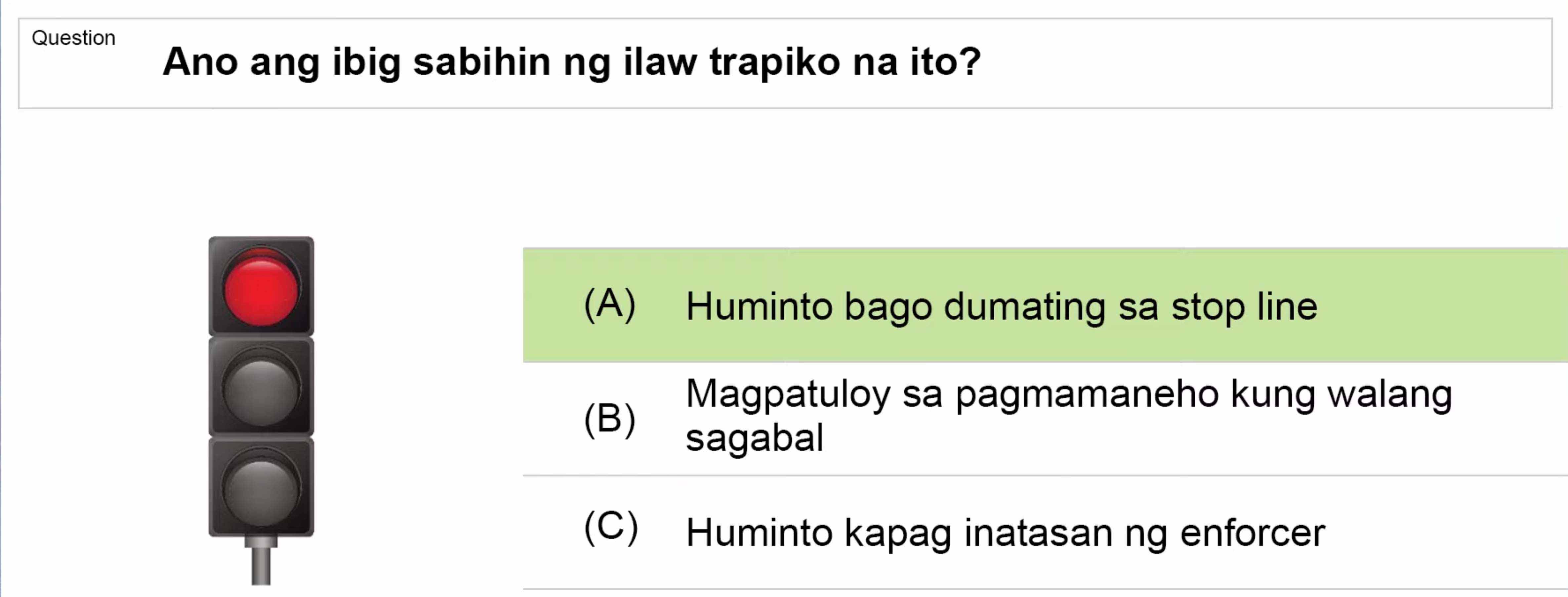 LTO Tagalog non professional exam reviewer motorcycle 3 (29)