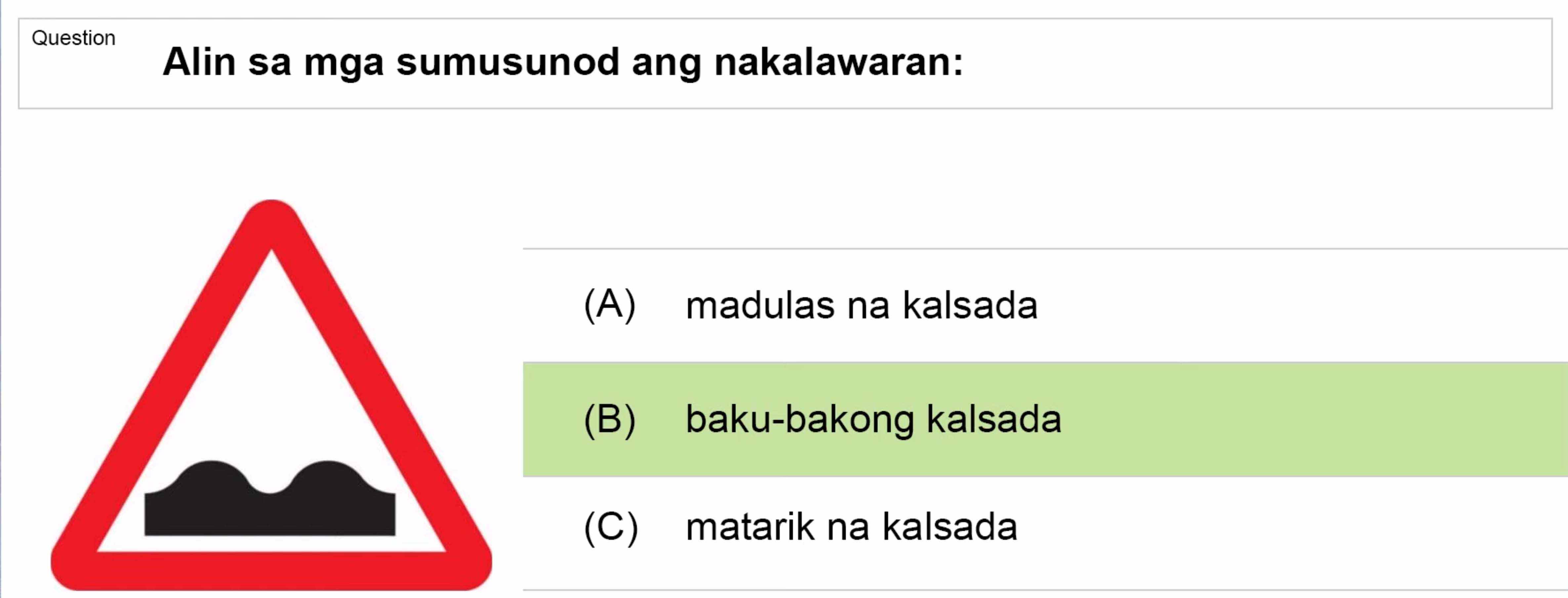 LTO Tagalog non professional exam reviewer motorcycle 1 (49)