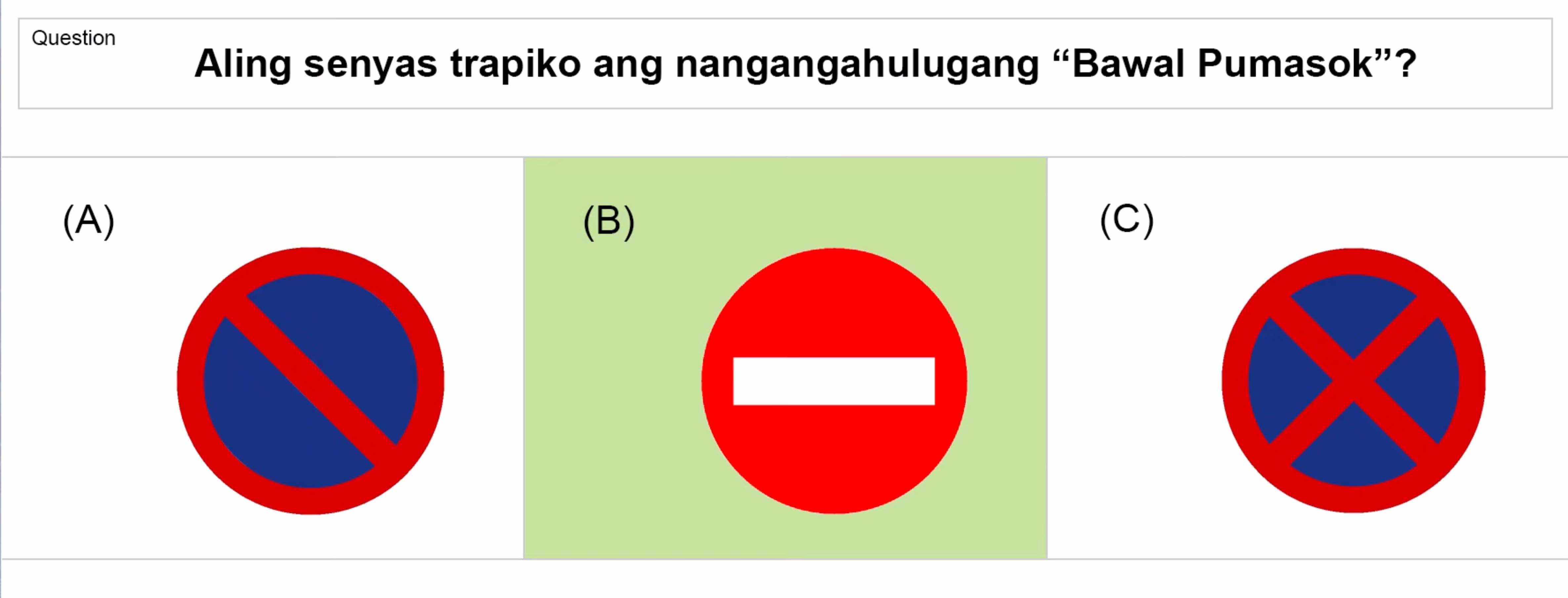 LTO Tagalog non professional exam reviewer light vehicle 3 (45)