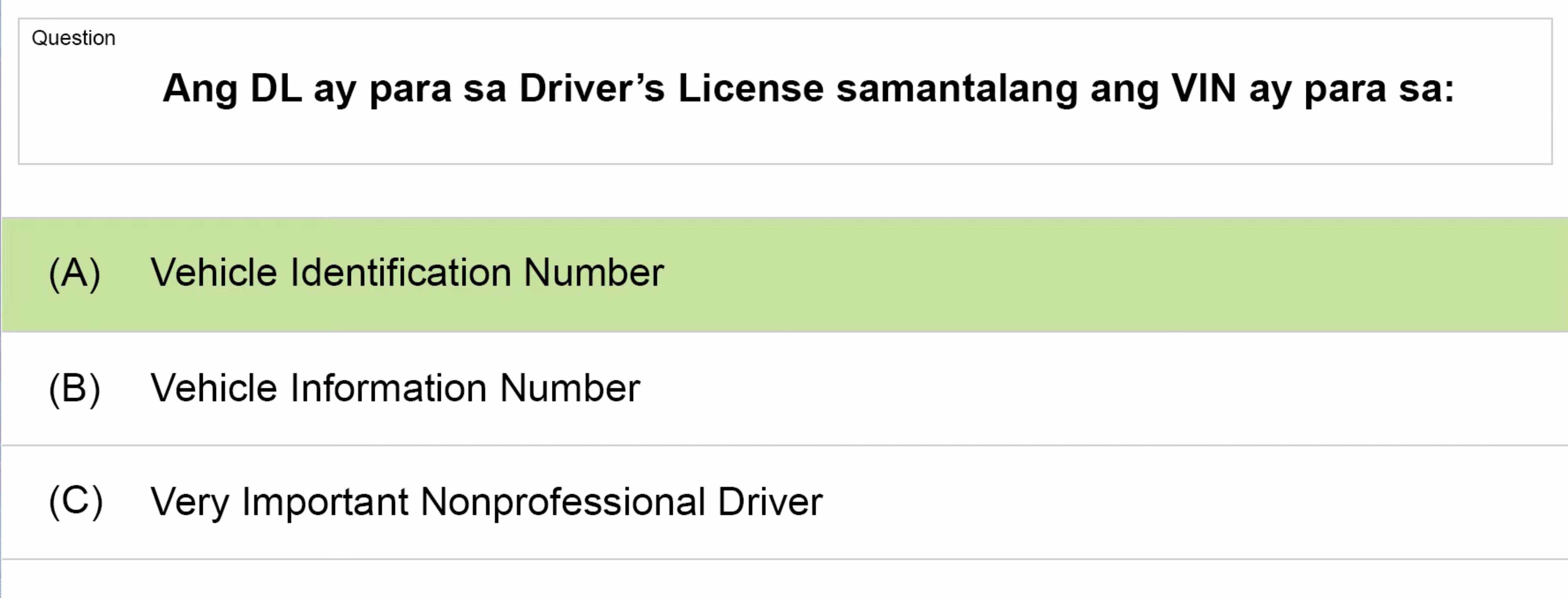 LTO Tagalog non professional exam reviewer light vehicle 2 (56)