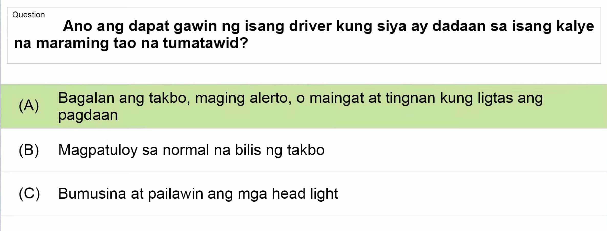 LTO Tagalog non professional exam reviewer motorcycle 1 (5)
