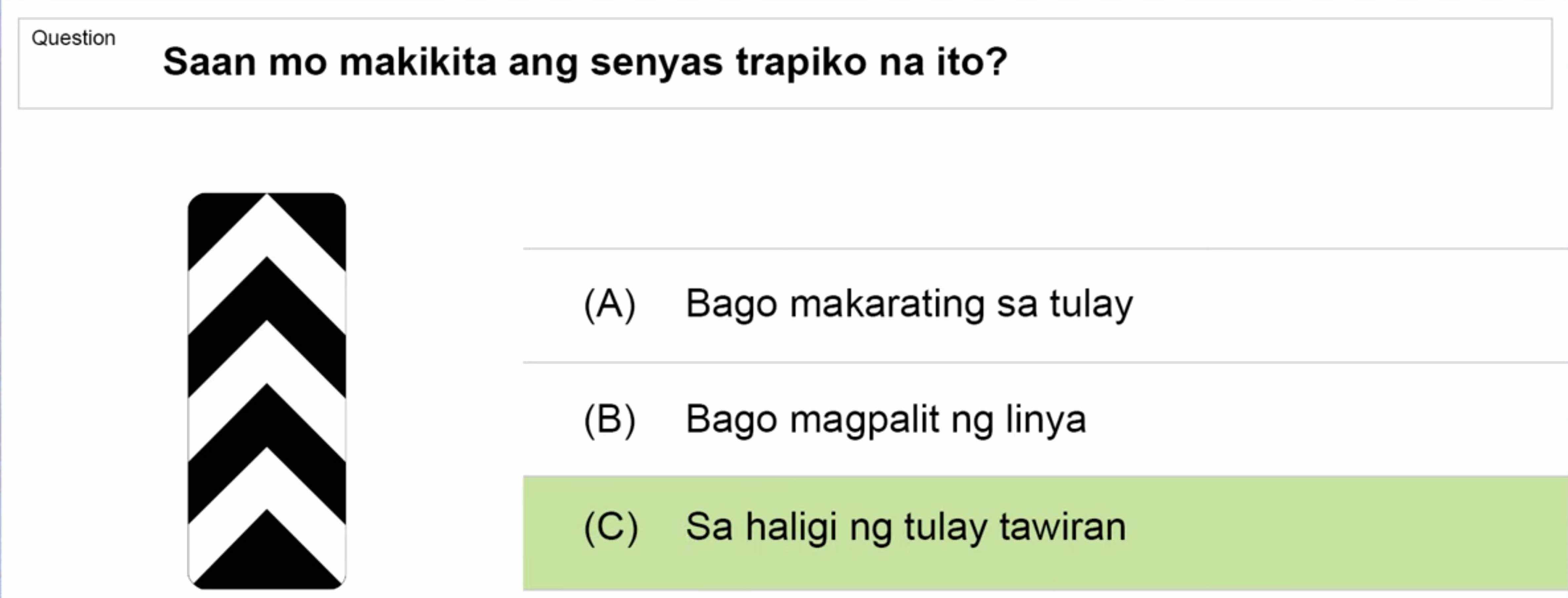 LTO Tagalog non professional exam reviewer motorcycle 1 (60)